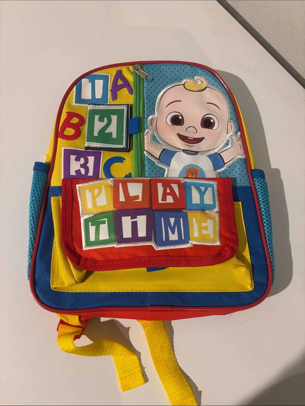 Cocomelon Kids Playtime Backpack in Yellow, Blue and Red
